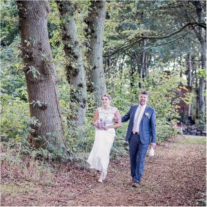 bryllup i skov på Fyn
